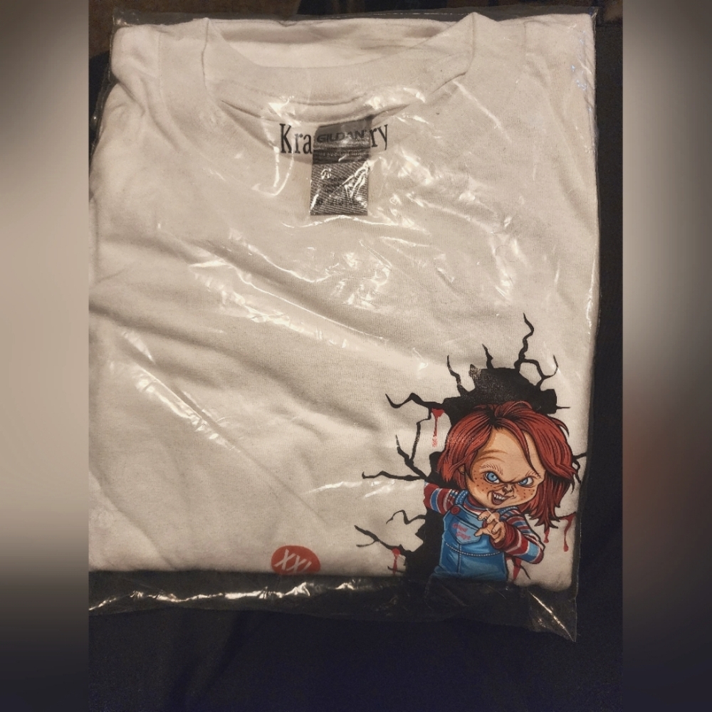 Chucky T-SHIRT- White- XXL